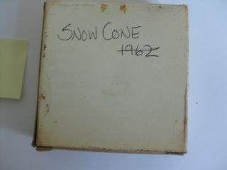 Vintage 16mm HASBRO TOY GAME Film Commercial - SNO CONE B&W J2 2