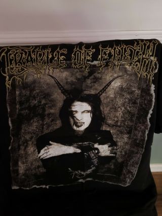 Vintage Cradle Of Filth T Shirt Xl Cruelty And The Beast Wall - Eyed Vain & Insane
