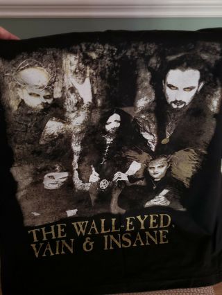 Vintage CRADLE OF FILTH T Shirt XL Cruelty and the Beast Wall - Eyed Vain & Insane 2
