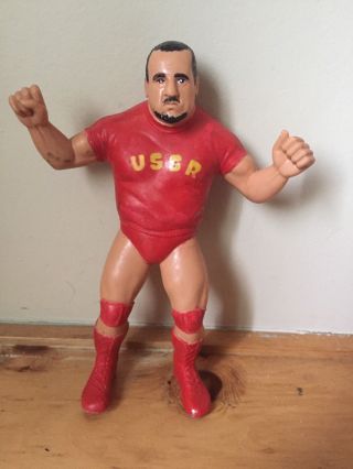 Ljn Vintage Nikolai Volkoff 8 " Wwf Wrestling Figure Titan Sports Ussr 1984