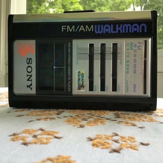 Vintage Sony Walkman WM - F43 Stereo Cassette Player FM/AM radio 3