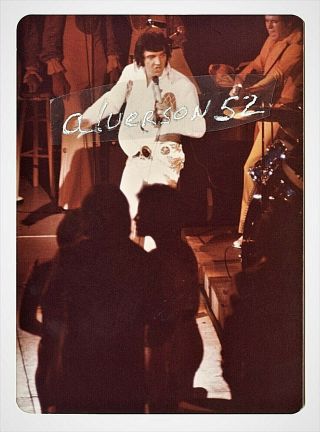 Elvis Presley Vintage Concert Photo - Columbus,  Oh - June 25,  1974