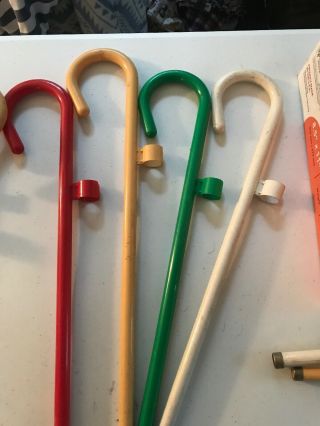 14 Christmas Candy Canes Vintage Yard Decorations Hold Christmas Lights. 2