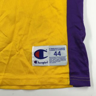 Vintage Champion Shaq 34 Los Angeles Lakers Jersey Size 44 Mens L Large 3