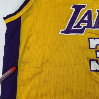 Vintage Champion Shaq 34 Los Angeles Lakers Jersey Size 44 Mens L Large 5