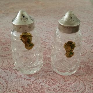 Lovely Vintage Waterford Crystal Salt And Pepper Shakers.
