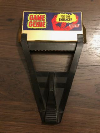 Game Genie Nintendo Nes Vintage Video Game Enhancer Galoob