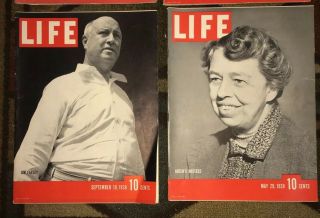 (10) Vintage 1936 - 1939 Life Magazines,  2nd Life Issue 4