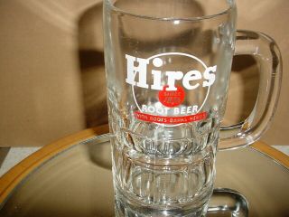 VINTAGE HIRES ROOT BEER THICK GLASS MUG SINCE 1876 WITH 