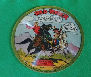 Vintage Western Red Ryder Record 78 Rpm