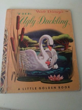The Ugly Duckling,  A Little Golden Book,  (vintage Disney) 1953