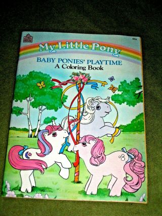 Vintage My Little Pony Baby Ponies 