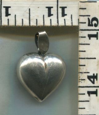 Vintage Sterling Silver Pendant 75975 A Heart For Your Neck $14.  99