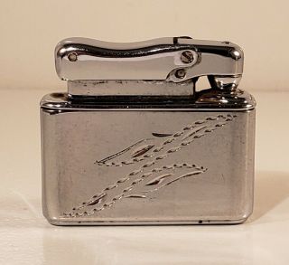 Vintage Kreisler Long Flint Butane Pocket Lighter Made In U.  S.  A.