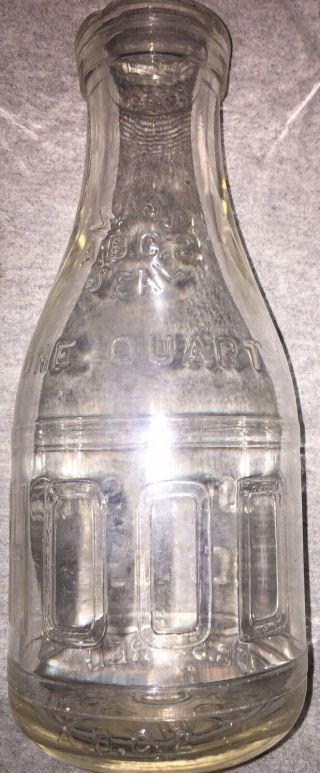 Vintage Quart Milk Bottle Hood 