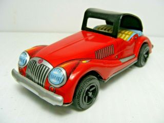 5 " Vintage Mg Friction Sports Car From Japan,  Top Up