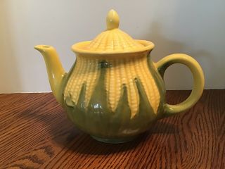 Vintage Shawnee King Corn Teapot Tea Pot With Lid