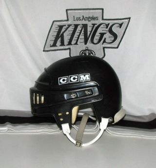 Vintage MHT2 CCM Hockey Helmet Luc Robitaille Los Angeles Kings 4