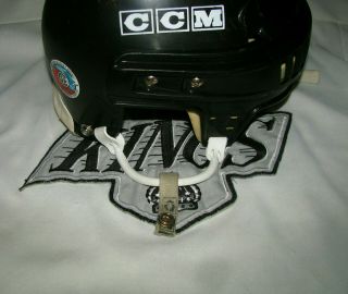 Vintage MHT2 CCM Hockey Helmet Luc Robitaille Los Angeles Kings 5