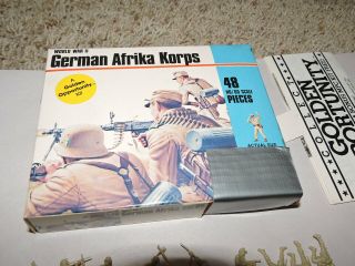 Vintage Mpc Airfix Wwii German Afrika Korps Military Soldier Figure Model Kit