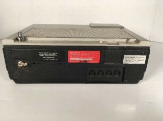 Vintage Sony TV - 411 Portable FM/AM TV Receiver 4