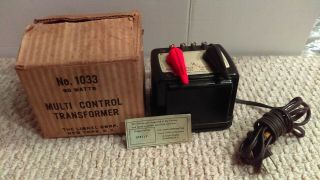 Vintage Lionel 1033 Transformer 90 Watts Multi Control Bench
