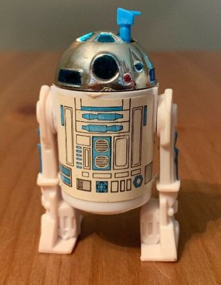 Vintage Star Wars 1977 R2 - D2 With Sensor Scope And Head Clicking - Near