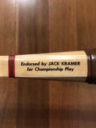 Vintage Wilson Jack Kramer Autograph Wood Tennis Racquet,  Wood Press 6