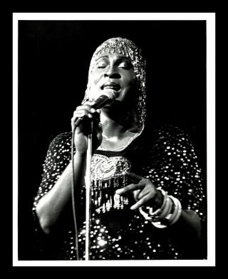 1980s Sylvester On Stage Vintage Photo Disco R&b Singer Gp