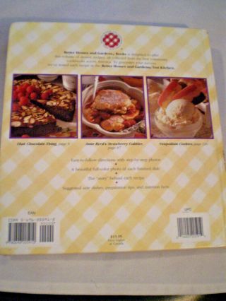 Vintage Better Homes and Gardens Desserts Community HC 1996 see recipes 2