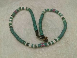 Vintage Southwestern Native American Style Heishi Bead Necklace