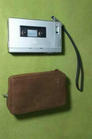 Vintage Sony Cassette Coder Tcm - 600 Japan Walkman Metal