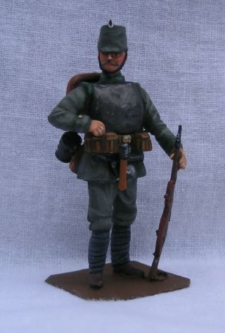 Vintage Chas.  Stadden / Or Similar.  Ww1.  Prussian Infantry In Body Armour