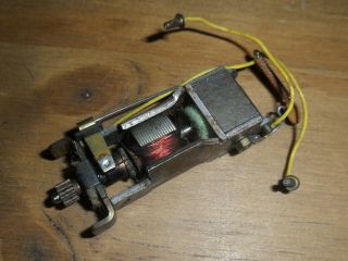 Scalextric Vintage Rx Motor With Wires And Pinion Spares Runs Fast &