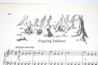 Vintage Piano Sheet Music Book 1949 LITTLE PLAYERS GROWING UP - RARE 3