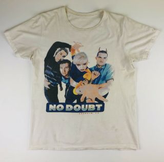 Vintage 1996 No Doubt Band T Shirt Gwen Stefani Tragic Kingdom Vtg 90s Tee