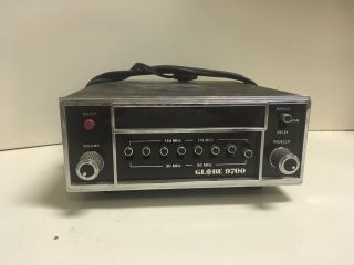 Vintage Globe 9700 Ham Receiver Crystal Police Radio