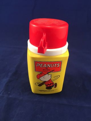 Vintage Peanuts Charlie Brown Baseball Bat 1950 King Seely Thermos Plastic