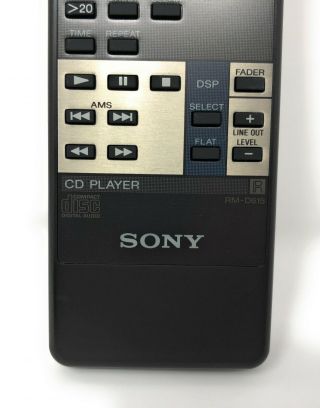 Sony RM - D615 Remote CD Player Receiver STR - D515 STR - D615 Vintage Audio 3