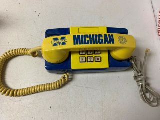 Vintage Starlite University Of Michigan Desk Telephone