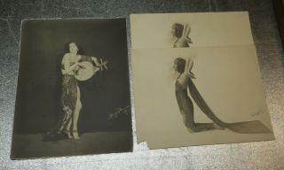 Vintage Signed Photo Hasoutra,  Dancer,  Casino De Paris,  Vaudeville,  1920 