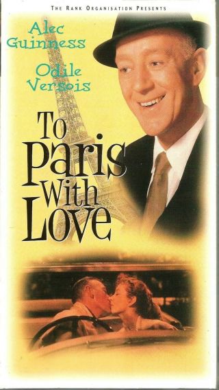 To Paris With Love Vhs 1996 Alec Guinness Odile Versois Vernon Gray Vintage 1955