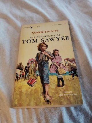 Vintage Book The Adventures Of Tom Sawyer Mark Twain 1962 Series Cl6