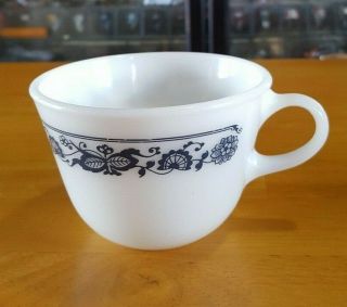 Vintage Pyrex Corelle Old Town Blue Pattern Replacement Cup - 1970 