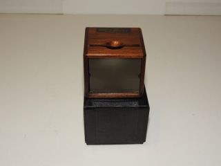 Vintage Chromat - O - Scope Wooden Slide Viewer W/ Box 4