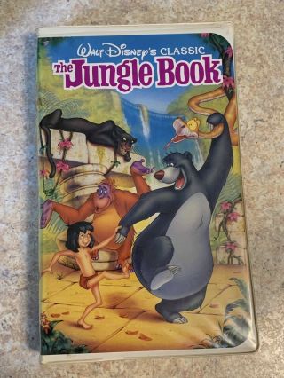 Vintage Black Diamond Walt Disney The Jungle Book Vhs (1991)