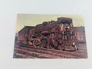 Haven Locomotive 4 - 8 - 2 3557 Massachusetts Ma March 1948 Vintage Postcard