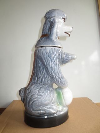 Vintage JIM BEAM PENNY the POODLE WHISKEY DECANTER w TAG,  1970,  Empty 4