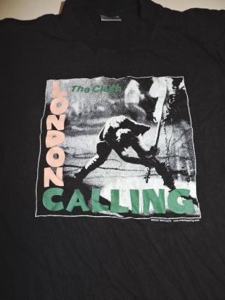 The Clash T Shirt Small London Calling Vintage Joe Strummer