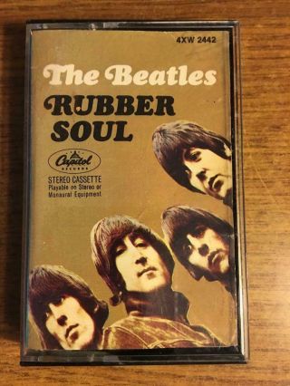 Beatles Rubber Soul Vintage Rare Cassette Tape Late Nite Bargain